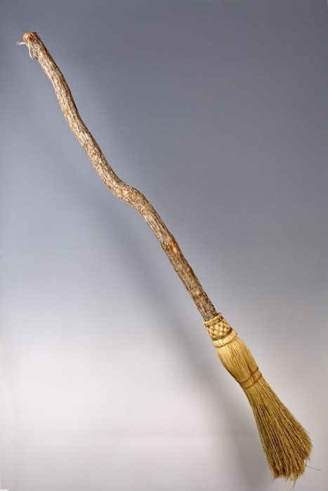 Wedding Besom or Handfasting Broom In Your choice of Black, Rust or Mix