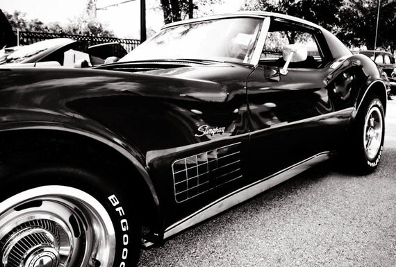 Chevrolet Corvette Stingray Black 8x12 Fine Art Photograph