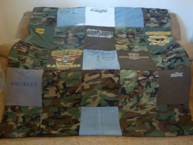 Custom Military Memory Blanket - Unlimited Items & Size (Payments Accepted)