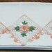 Cottage Style Crochet Pillowcase Set Peach Roses