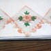 Cottage Style Crochet Pillowcase Set Peach Roses