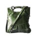 Olive green leather handbag / shoulder bag / purse / tote / Brook / tftateam
