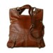 Whisky tan pebble leather handbag / shoulder bag / purse / Brook / tftateam