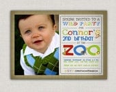 Zoo Birthday Party Invitation