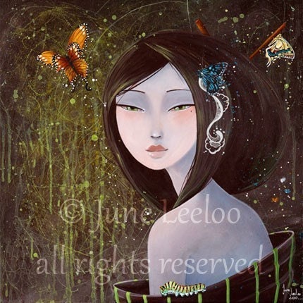 She had a crown of butterflies  7/50