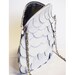 Evening bag in glossy white leather