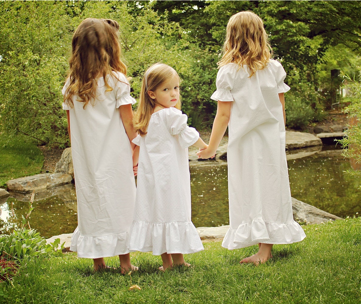 Organic Cotton Night Gown - Sizes 2-8