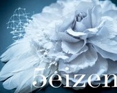 Nana Series - Silver Bloom Fascinator Hair Clip and Brooch (FREE SHIPPING)