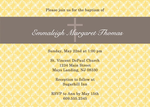 Grateful - Custom Baptism Photo Invitation Il_570xn
