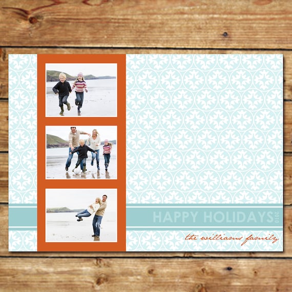 JOYOUS...Custom Holiday Photo Card...by KM Thomas Designs Il_570xn