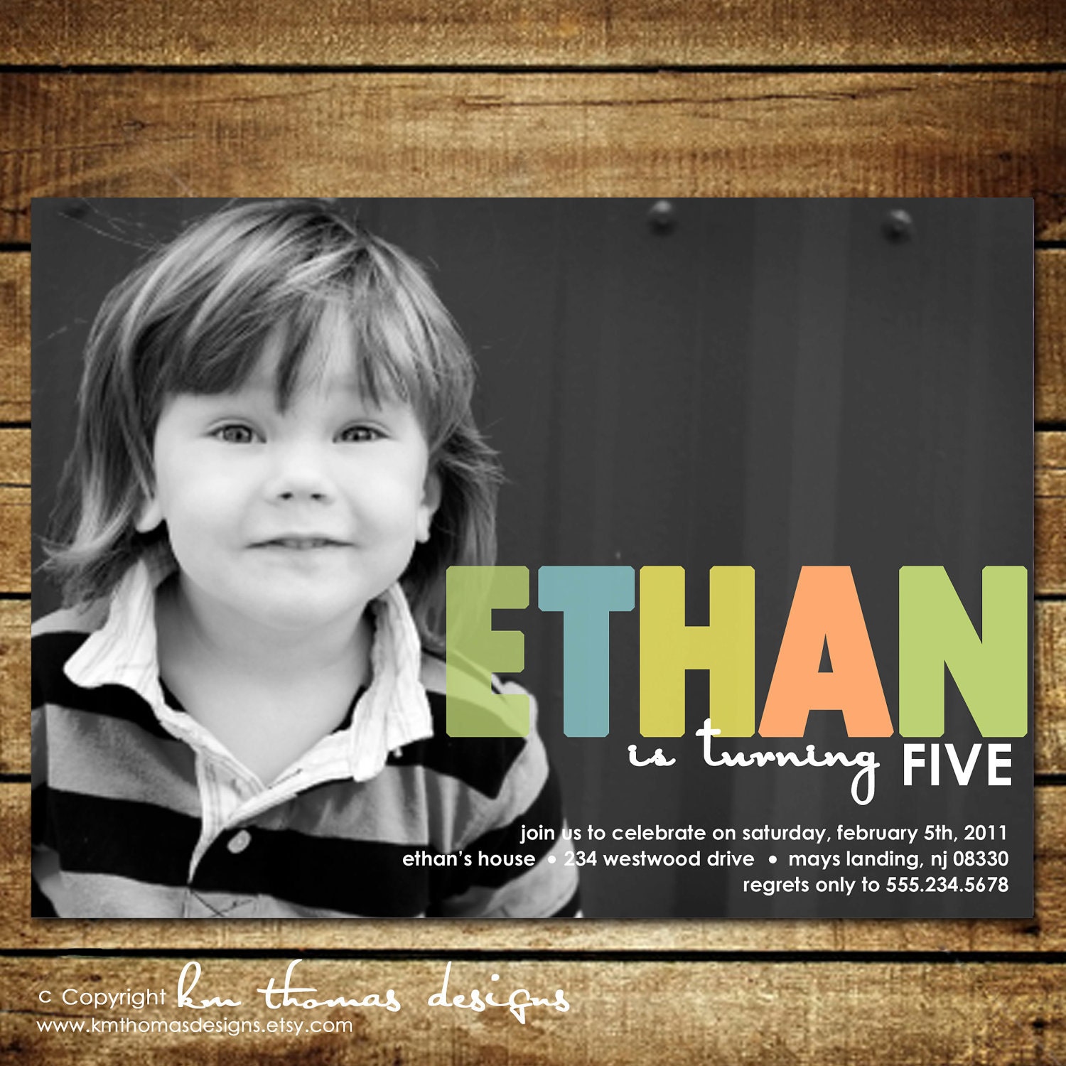 SPRINKLES...Custom Printable Photo Birthday Invitation...by KM Thomas Designs Il_570xn