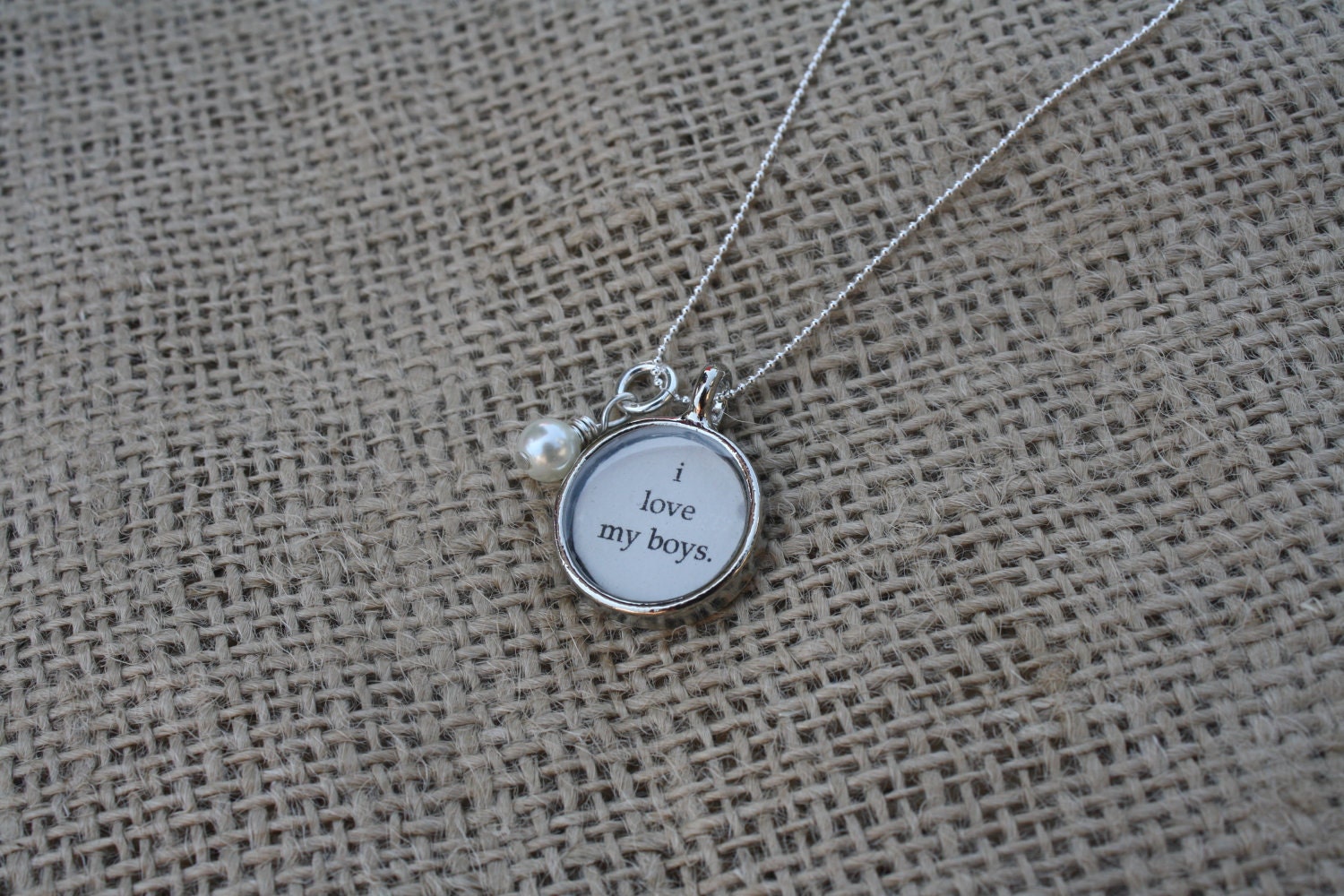 boy mom necklace