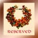 Reserved Listing for April