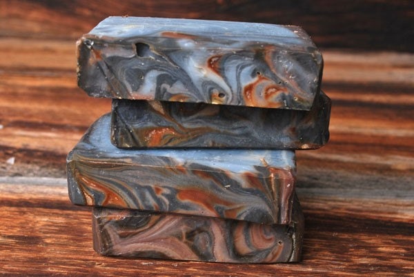 Blue Sugar type soap for men cold process