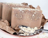Oatmeal, Milk and  Honey cold process cp soap exfoliating, Vegan Friendly
