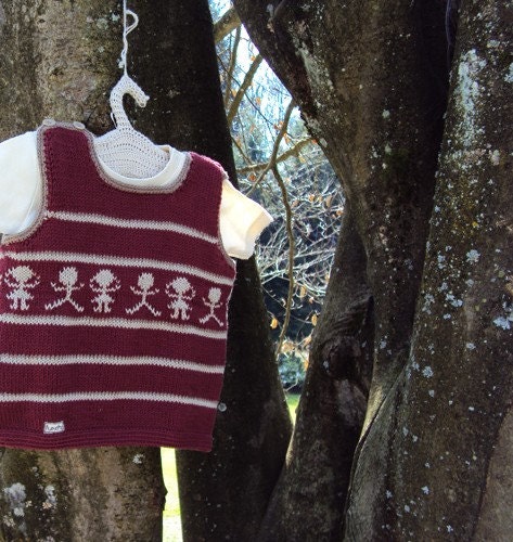 Organic cotton toddler vest (3y)