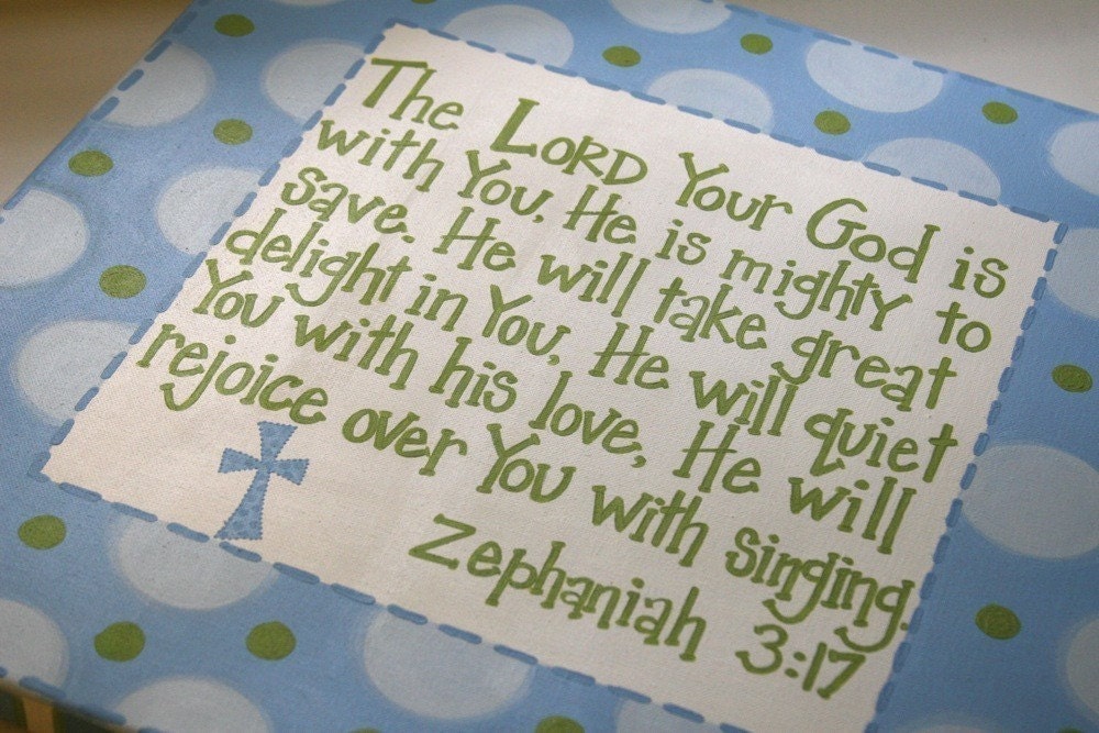 20x20 Bible verse on canvas