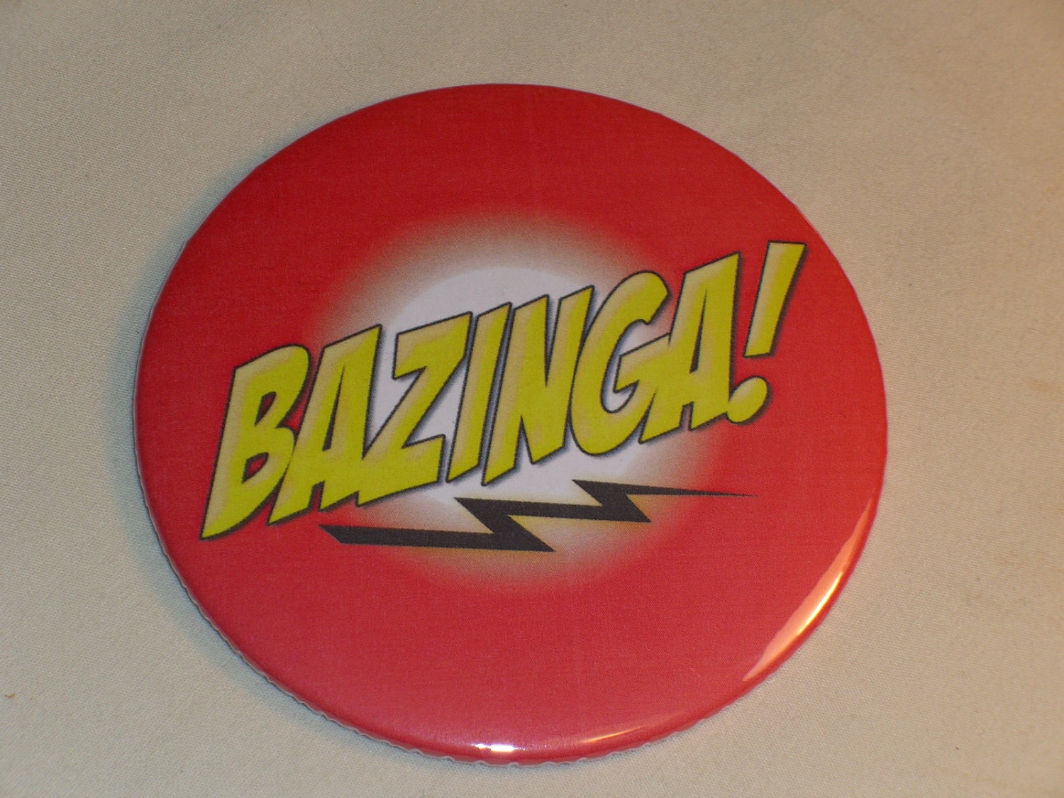 Large Big Bang Theory Sheldon "Bazinga" Button
