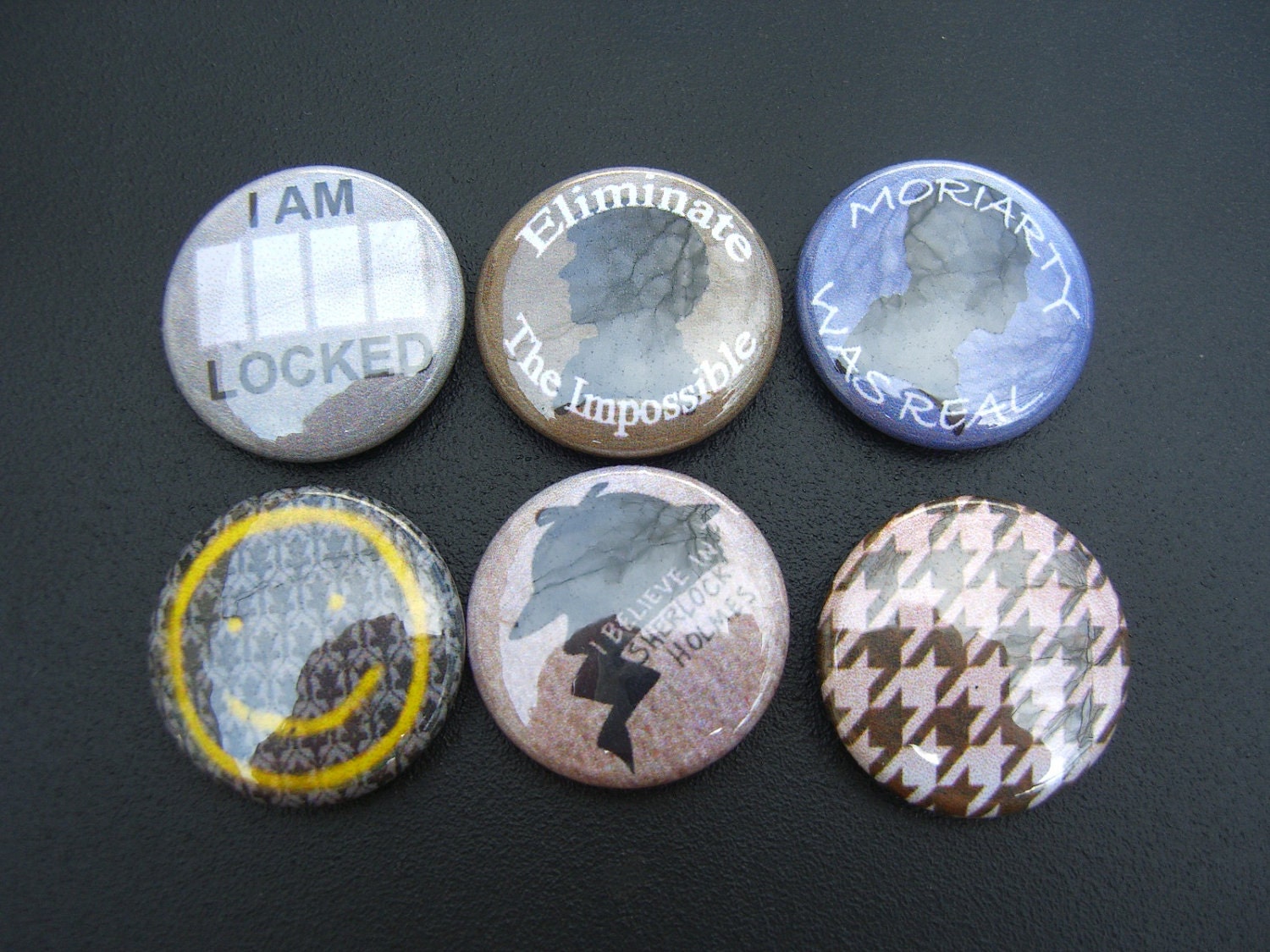 Sherlock Button Set
