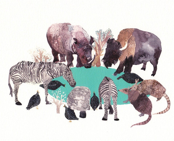 Water Hole No. 2 -Large  Archival Print