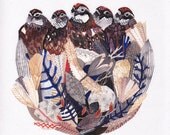 Northern Bobwhites - Large Archival Print