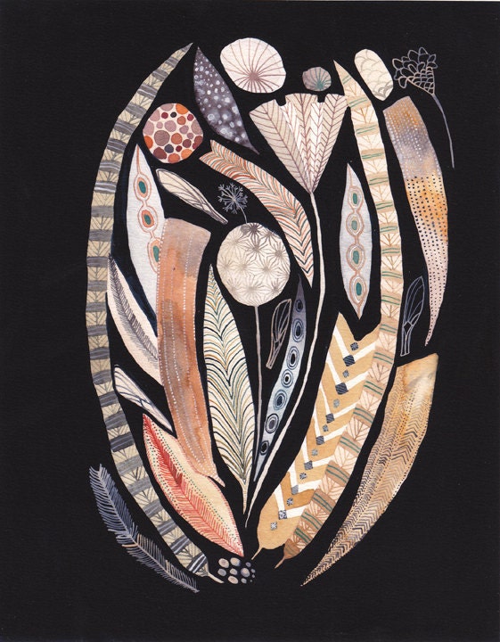 Feathers, Pods and Wings - Archival Print