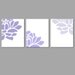 Floral Trio - Set of Three Coordinating 8x10 Prints - Light to Dark Fade - Nursery, Bedroom, Bathroom - Choose Your Colors