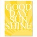 Good Day Sunshine - 11x14 Beatles Quote Print - Modern Nursery Decor - Choose Your Colors - Shown in Yellow, Gray, Black, and More