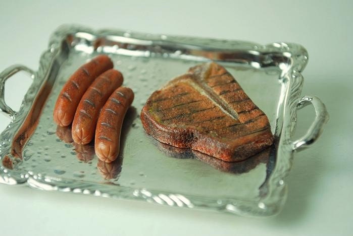 Steak and Sausage Bobby Pins