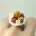 Those Classy French Macaroons Ring in Polymer Clay Food Jewelry