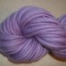 Handspun Merino Thick n Thin - Lilac Solid