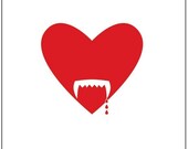 Biting Love Card