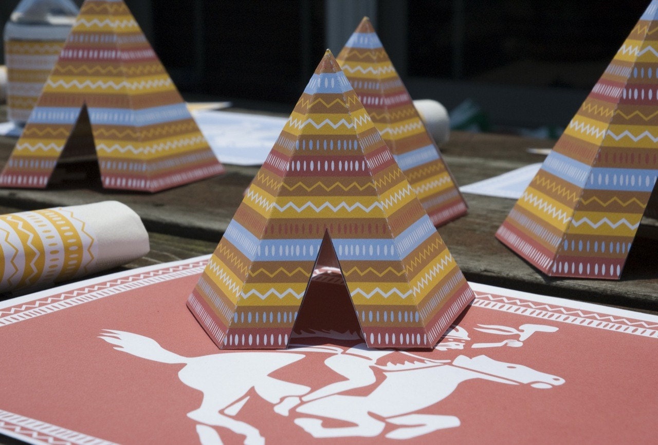PRINTABLE Cowboy and Indian Party