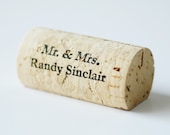 Personalized Wine Cork Place Card Holders, Set of 100