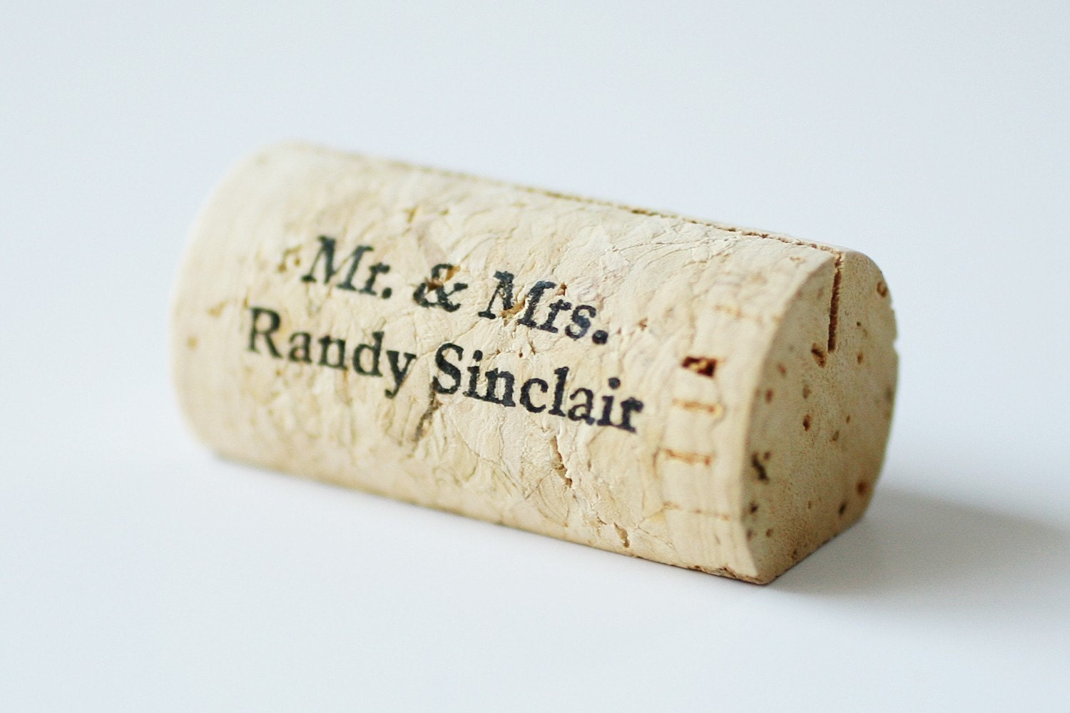 Personalized Wine Cork Place Card Holders, Set of 100