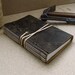 Handmade Leather Journal, Antiqued Dark Leather