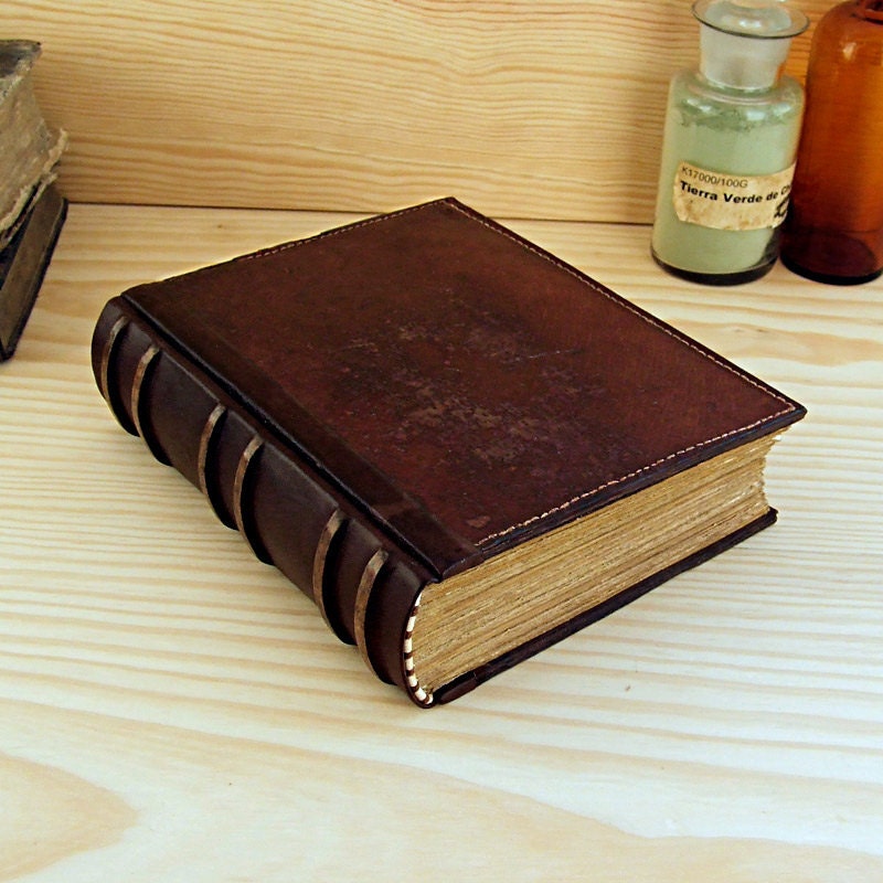 Blank Leather Book