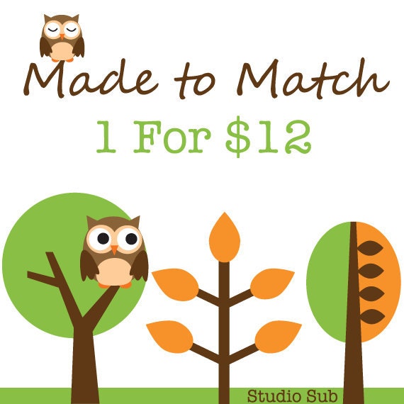 Made to Match Item 1 for 12 dollars