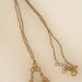 Vintage Costume Necklace with Lavaliere Style Pendant