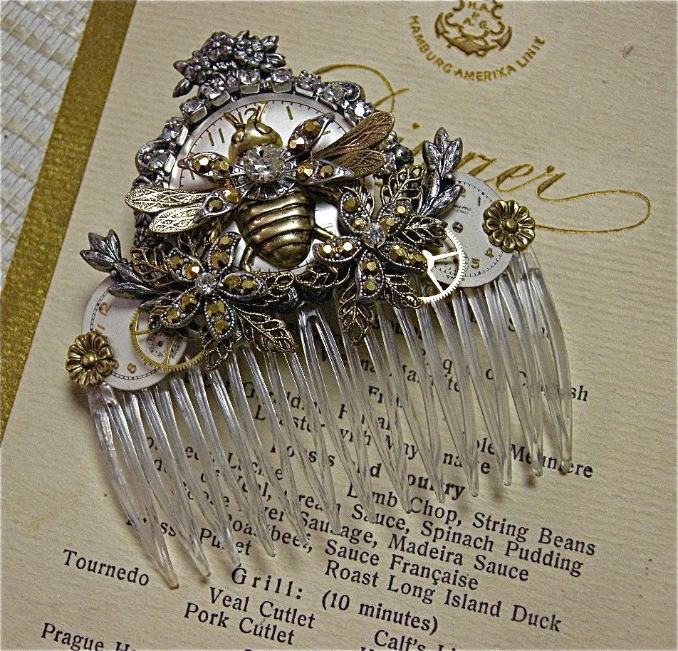 Queen Bee Fantasy Jewel Comb-Free Shipping USA-