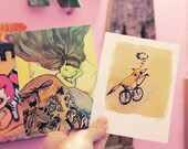 Fox & Girl Postcard Set