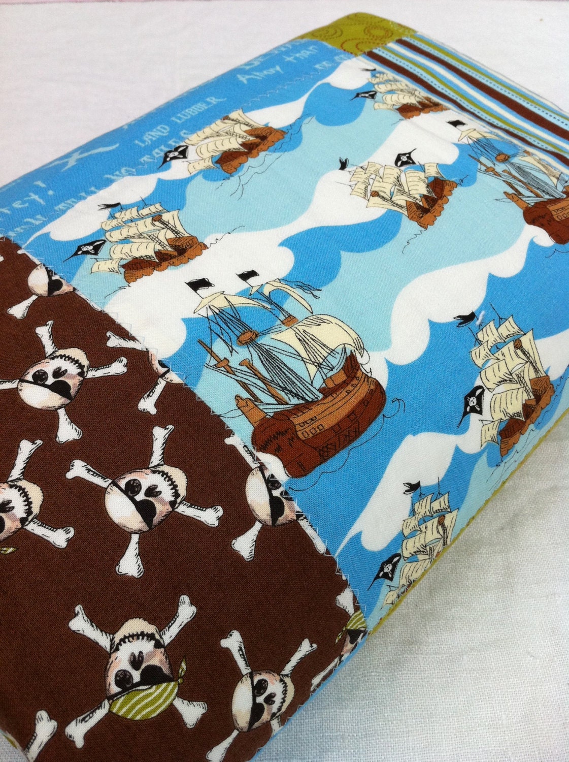 Pirates Crib Quilt by ragadoos
