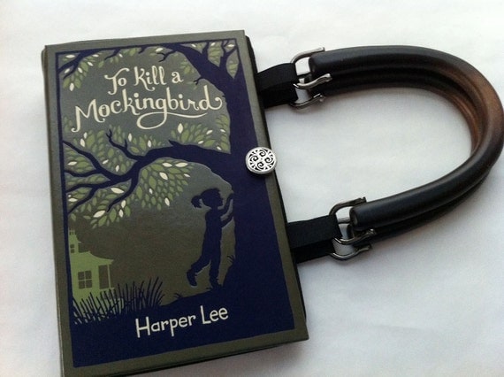 To Kill A Mockingbird Book Purse - CHOOSE YOUR HANDLE - Choose Your Lining
