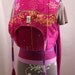 Natibaby Lirio and Echino Quiet Ground in Raspberry Wrap Conversion Mei Tai READY TO SHIP