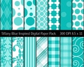 Tiffany Inspired  Digital Paper