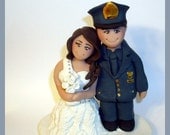 Policeman Cake Topper Police Wedding Cake Topper