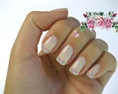 Very Chic Shabby Victorian Pink Vintage Rose Nail Art Waterslide Water Nail Decals Miniature - fw-004