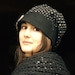 Polka dots felt casket rasta cap style hat wool felt hat handmade in france jamie