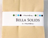 Bella Solid Natural Moda Fabric Charm Pack 9900-12