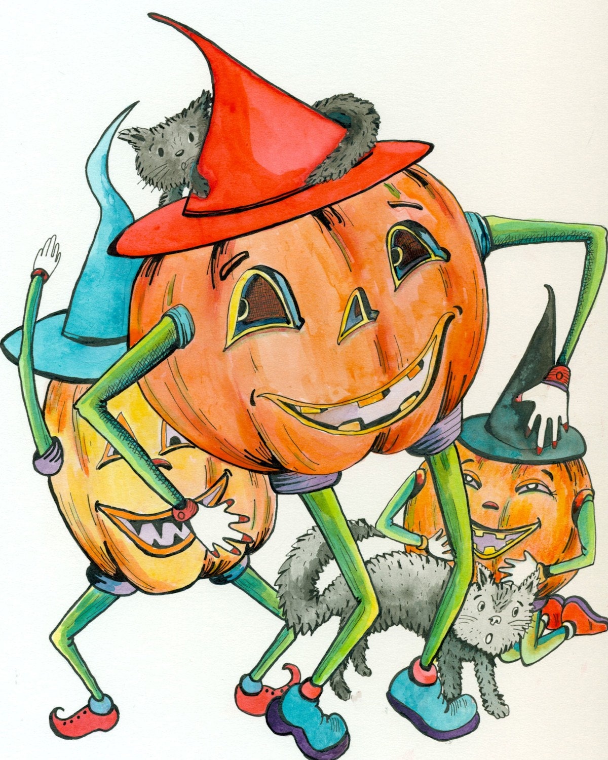 Halloween Good Times - 5x7 - Print